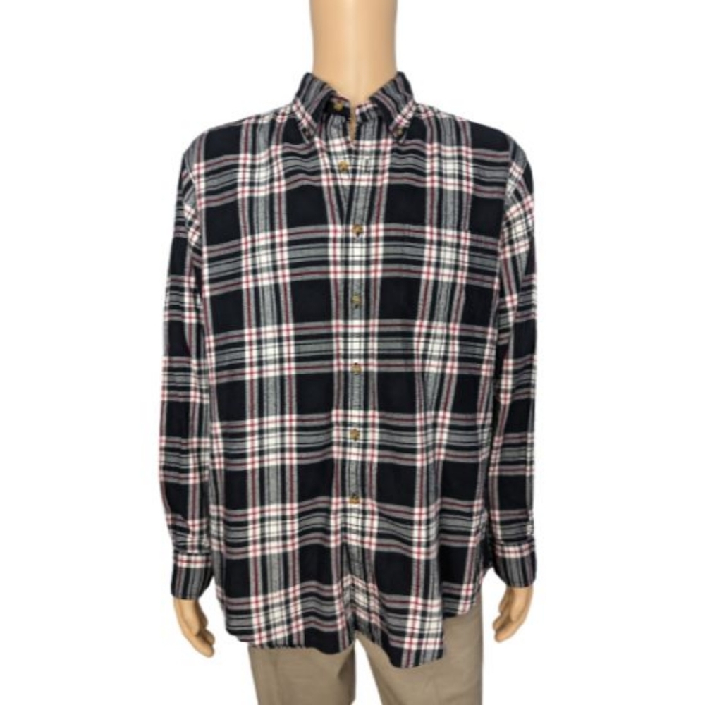 Brooks Brothers Button Down Flannel Shirt L